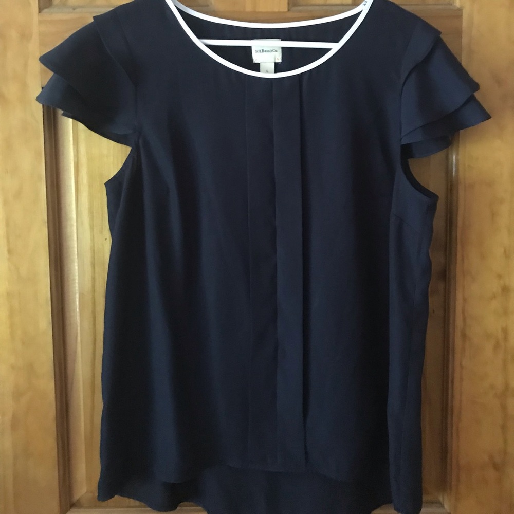 Navy blue blouse